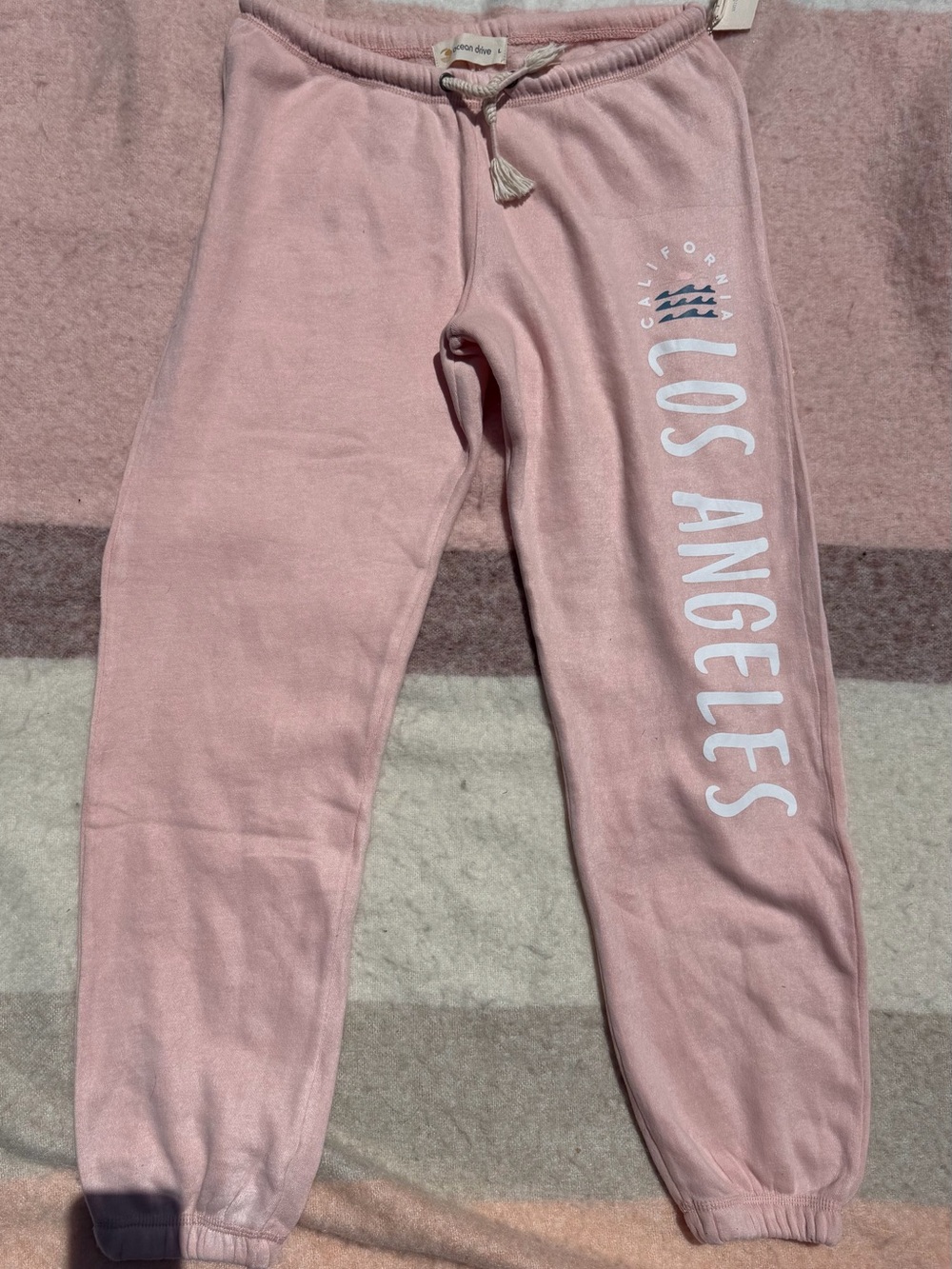 Los Angeles Pink Kids Sweatpants -OCEAN DRIVE Brand